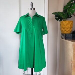 Kelly Green Shirt Dress Size XS NEW!
